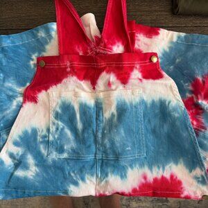 Chubbies tie-dye Overalls